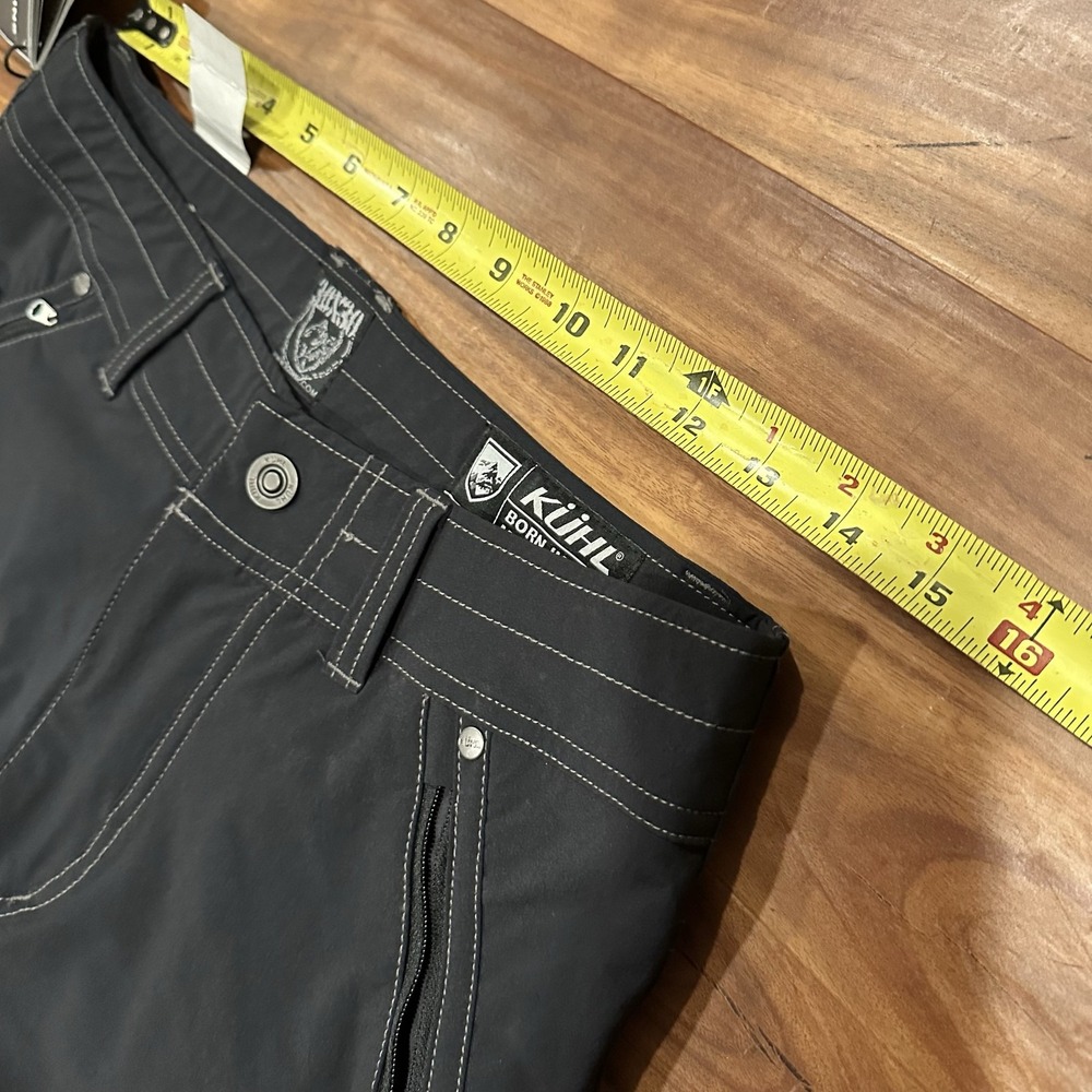 Kuhl Raid Pants Mens 30x30 Black Softshell Hiking Zip Pocket Stretch Outdoor - Picture 7 of 10
